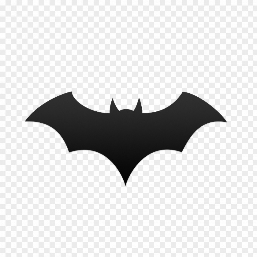 Batman Bat Silhouette Icon PNG