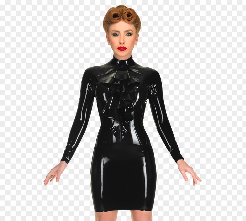 Dress Little Black Catsuit Clothing Latex PNG