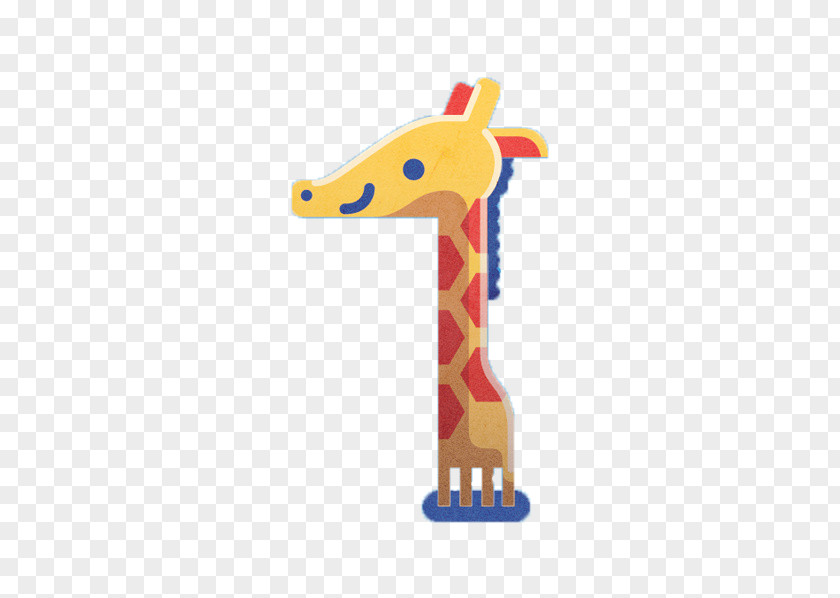 Gorgeous Giraffe Northern Cartoon Illustration PNG