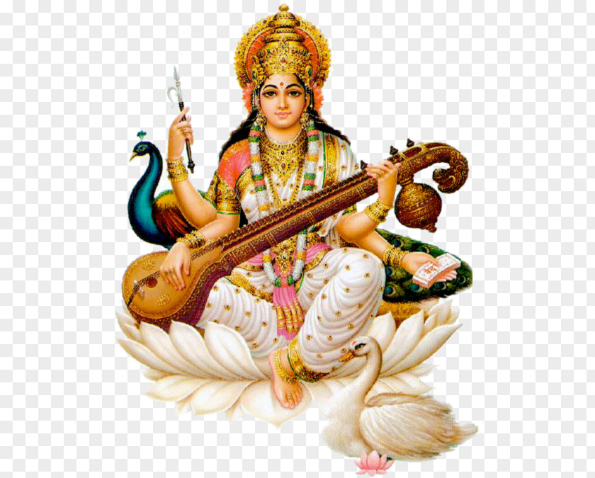 Hinduism Saraswati Devi Basant Panchami Goddess PNG