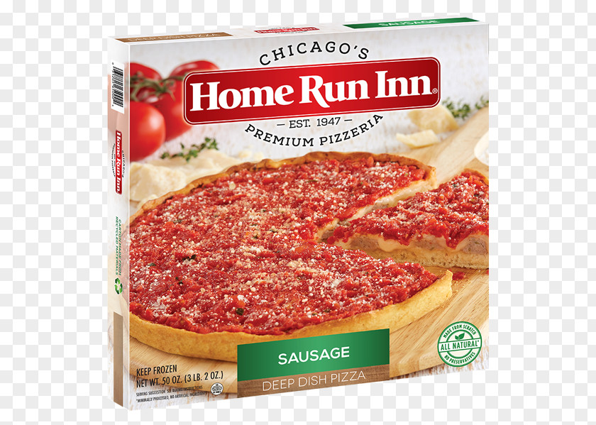 Pizza Chicago-style DiGiorno Pepperoni Home Run Inn Food PNG