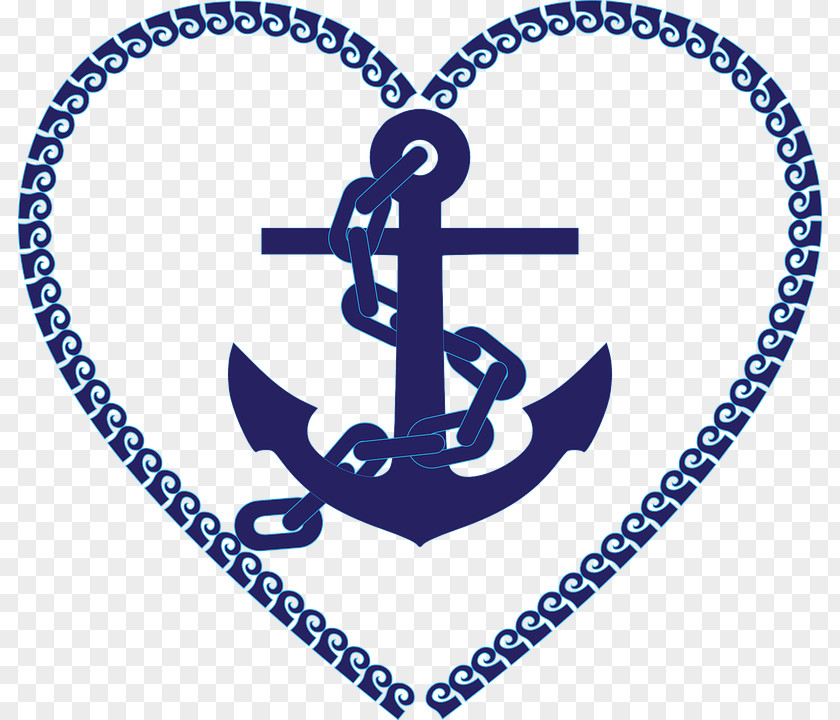 Anchor Heart Seamanship Clip Art PNG