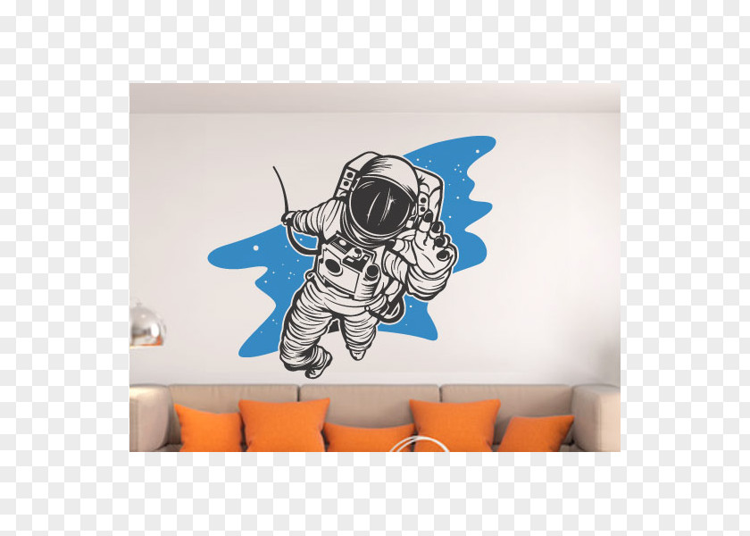 Astronaut Wall Decal Sticker PNG