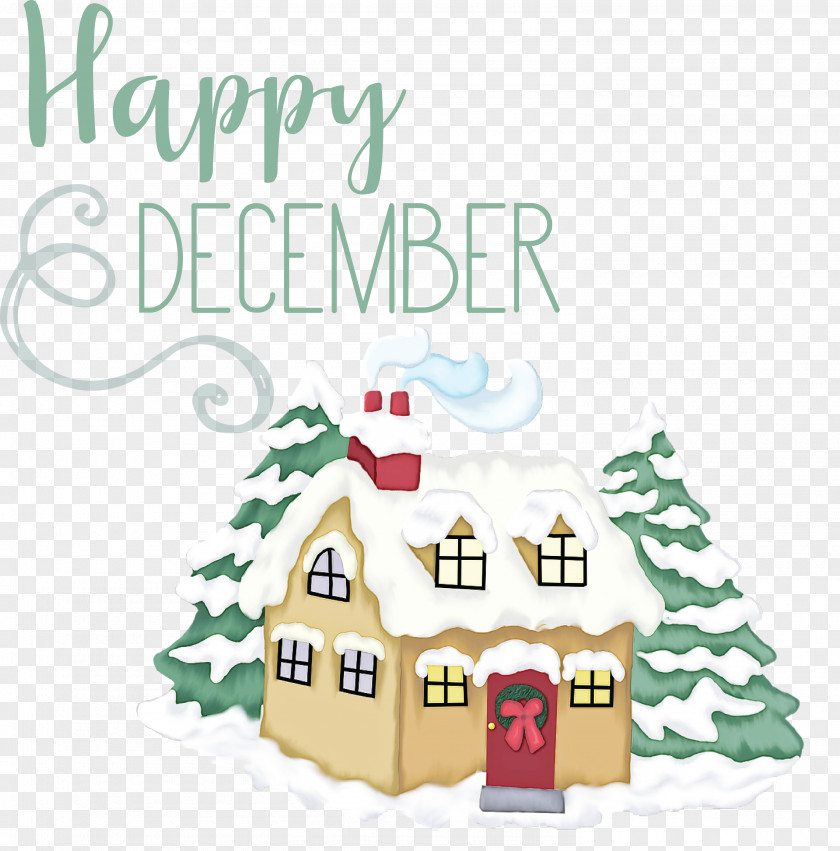 Happy December Winter PNG