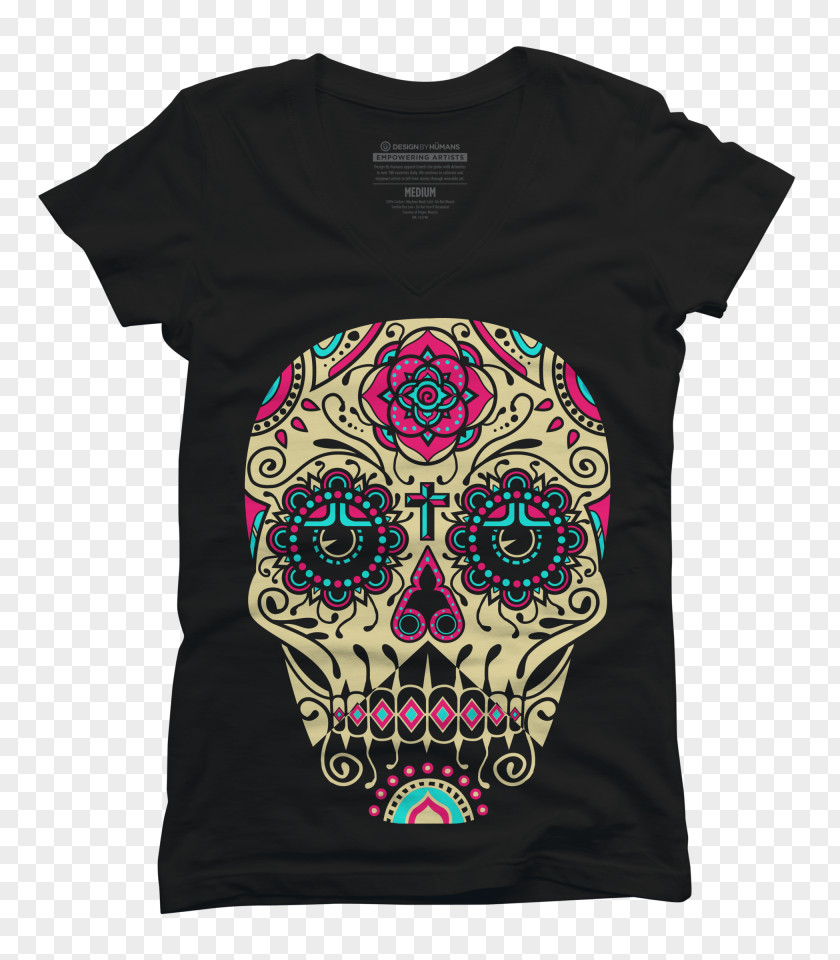 T-shirt Skull Calavera Clothing PNG