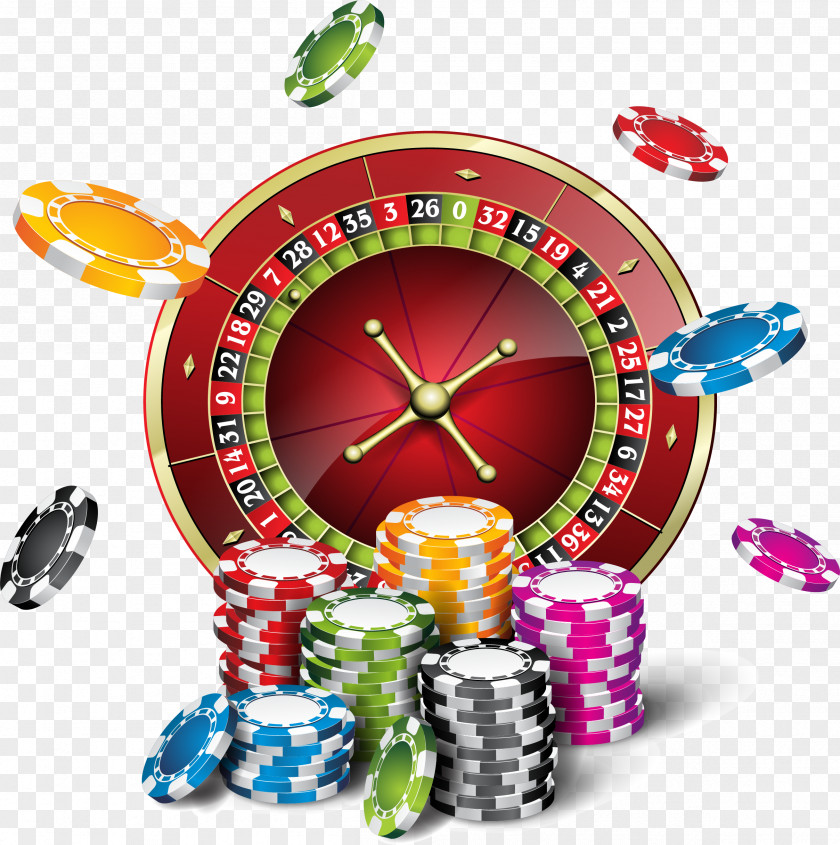 Casino Token Roulette Blackjack Online PNG token Casino, Red lucky turntable, red roulette and assorted-color poker chips illustration clipart PNG