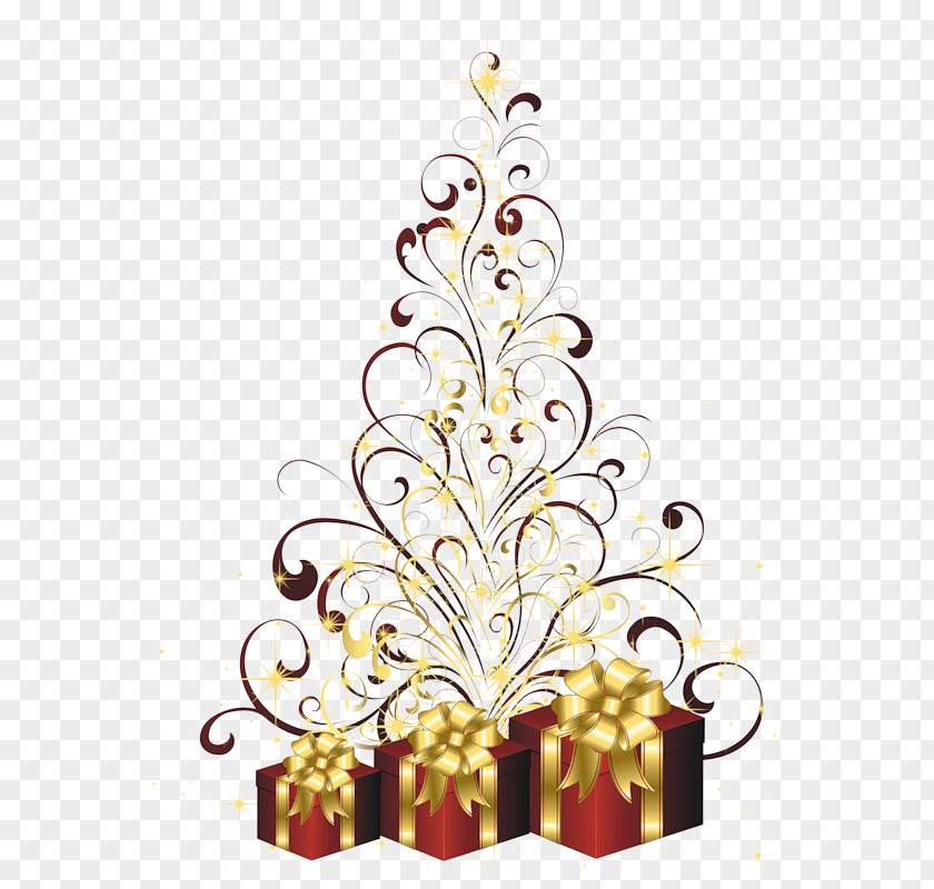 Christmas Tree Gift PNG