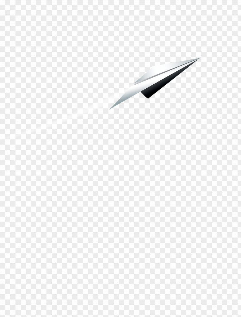 Paper Airplane White Black Angle Pattern PNG