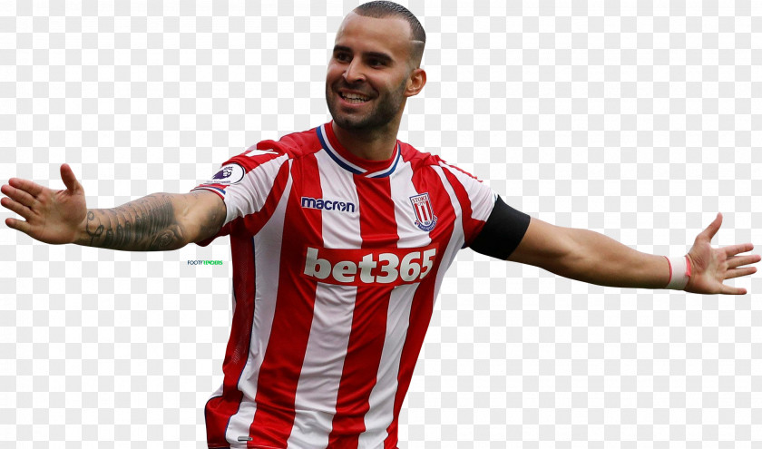 Stoke Soccer Player City F.C. Jersey Football Art PNG