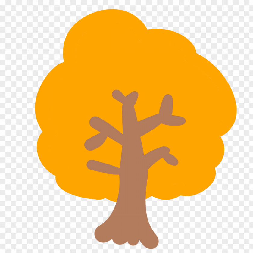 Yellow M-tree Meter Tree PNG