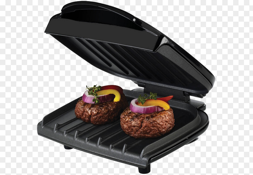 Barbecue George Foreman Grill Grilling Panini GGR50B PNG