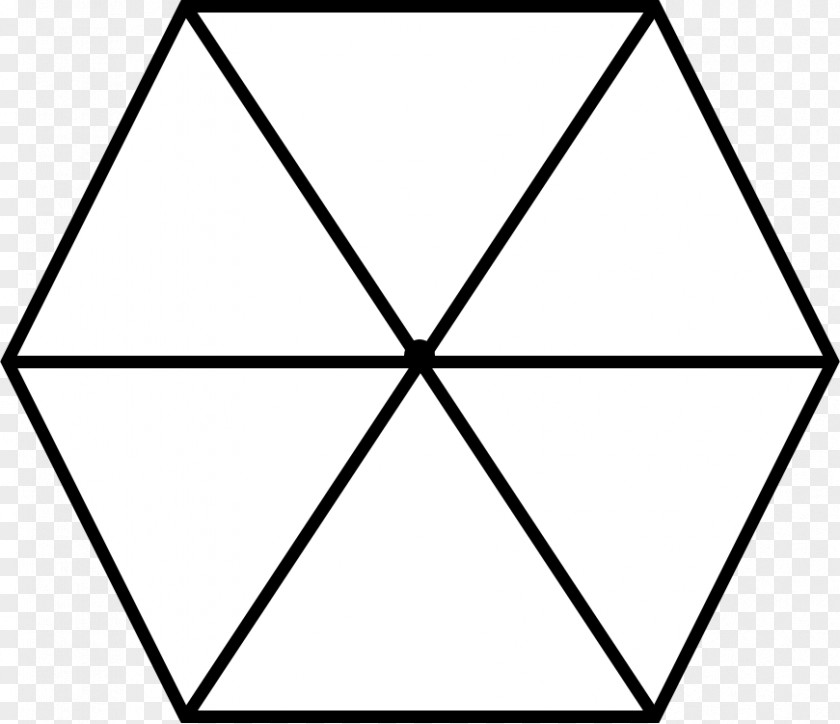 Hexagon Geometry Regular Polygon Mathematics Triangle PNG