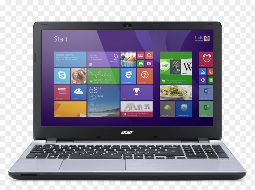Laptop Intel Core I5 Acer Aspire Computer PNG
