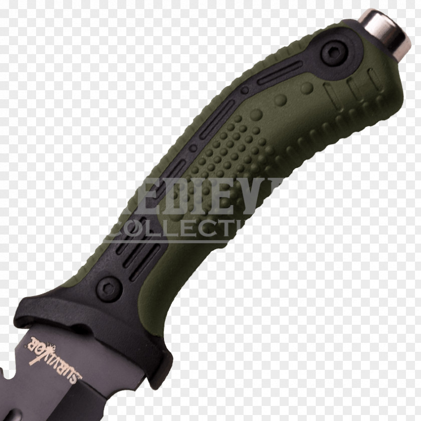 Serrated Blade Utility Knives Knife Hunting & Survival Machete PNG