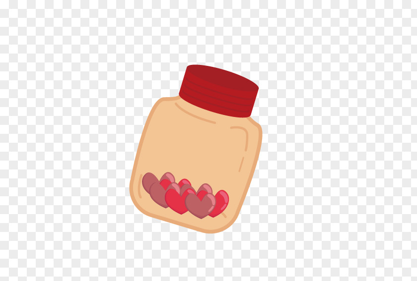 Valentine's Day Chocolate Bottle PNG