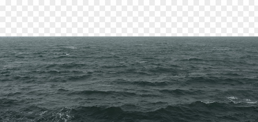 Blue Sea Water White Black PNG