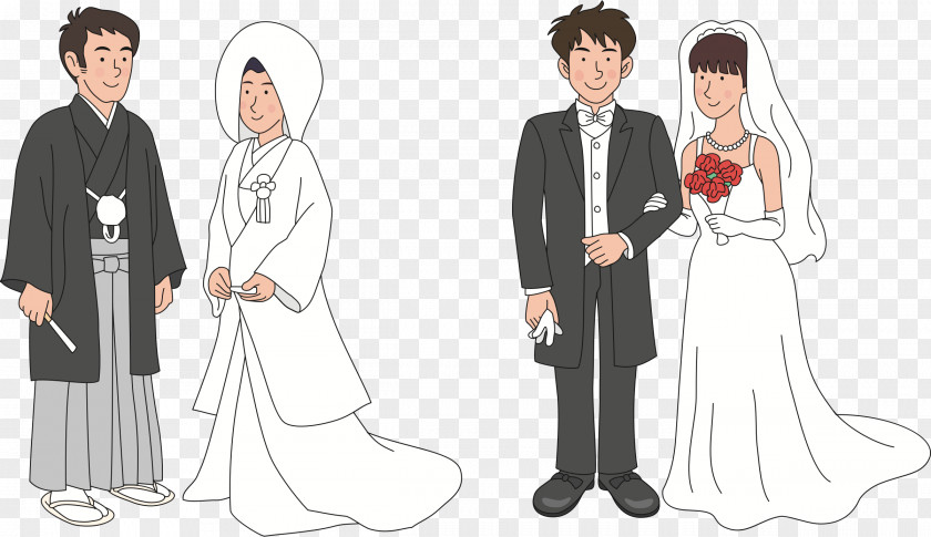 Bride Japan Wedding Bridegroom PNG