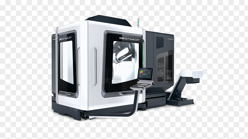 Dmg Mori Computer Numerical Control Milling Machine Machining Product PNG