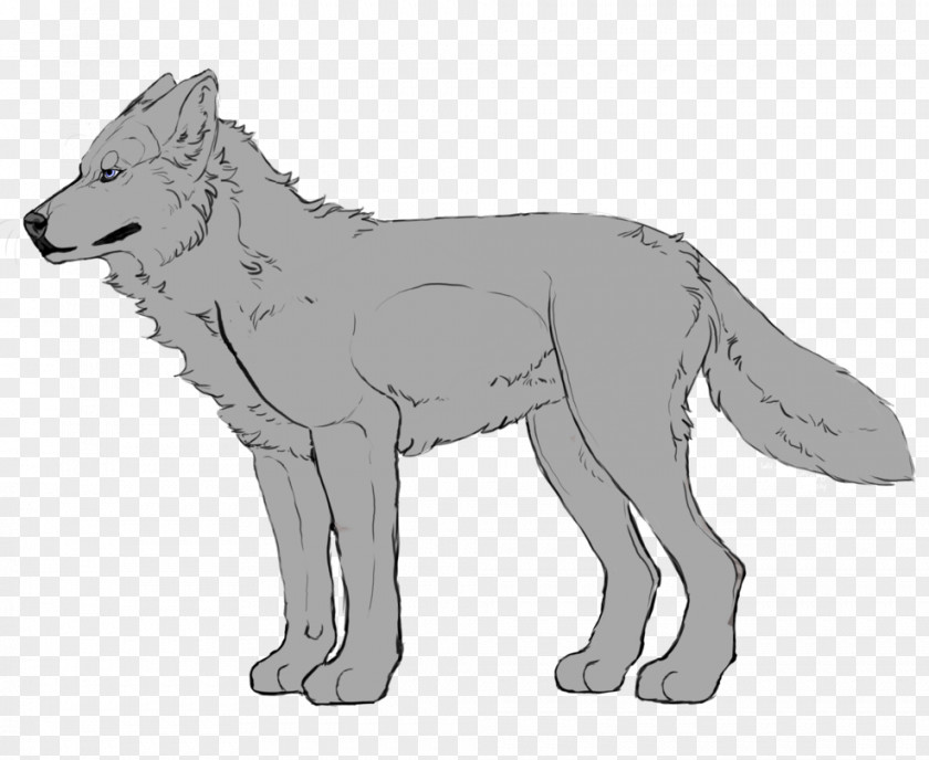 Dog Wolf Walking Haven International Drawing Gray PNG