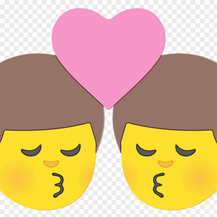 Gesture Happy Background Heart Emoji PNG