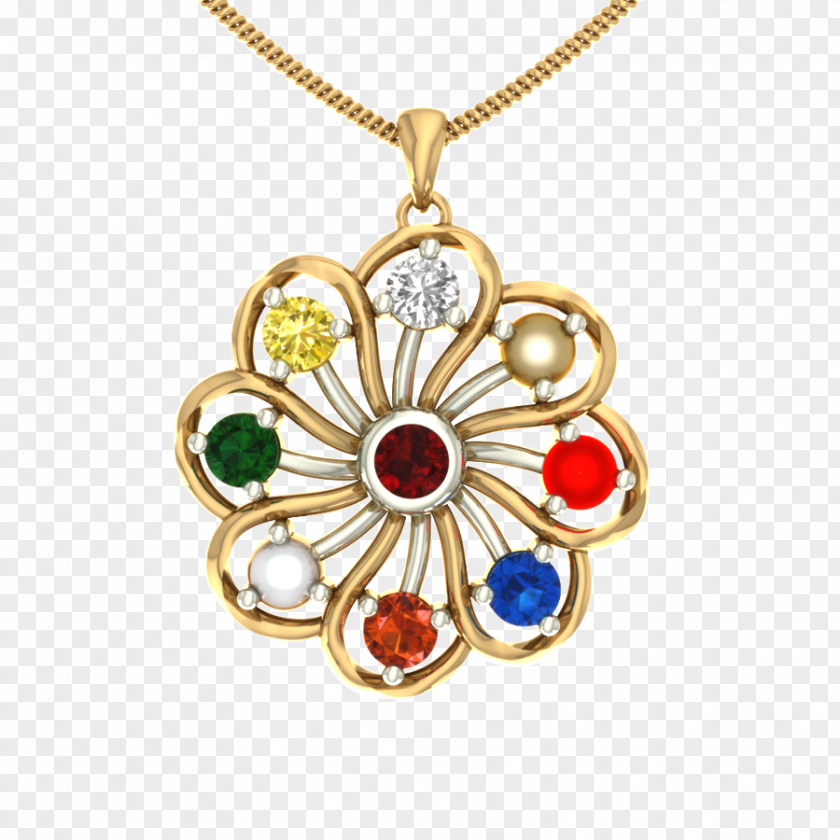 Gold Jewelery Locket Earring Necklace Navaratna Charms & Pendants PNG