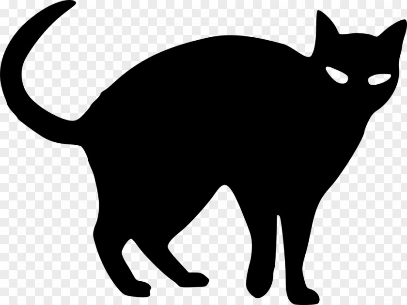 Cat Black Drawing Silhouette Clip Art PNG