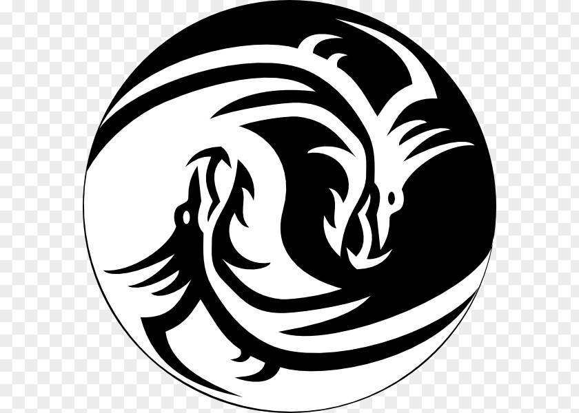 Dan Cliparts Yin And Yang Chinese Dragon Symbol Clip Art PNG