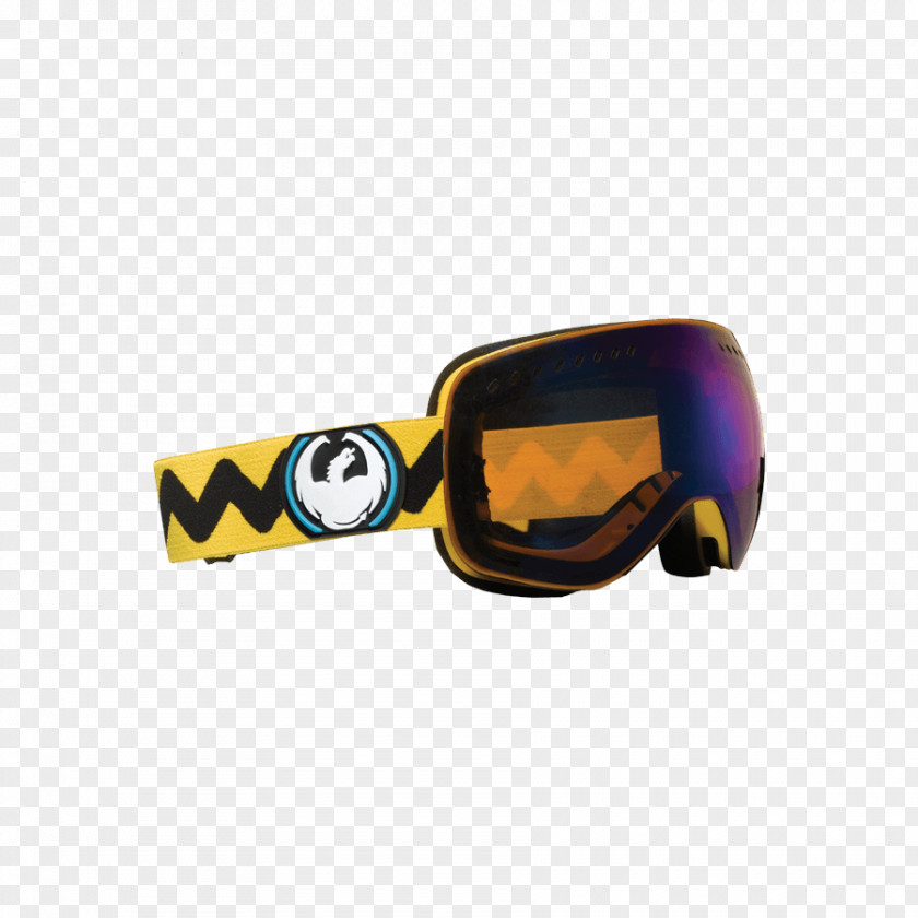 Masques De Ski SnowboardApxsMasques MixteBlue Sky Blue Steel Yellow SunglassesDragon Goggles Dragon PNG