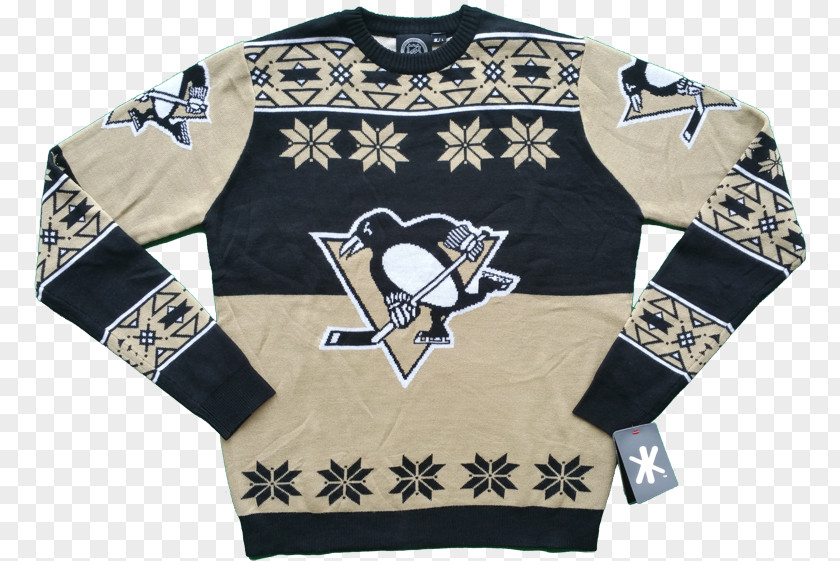 Pittsburgh Penguins Sweater Sleeve T-shirt Christmas Jumper Outerwear PNG