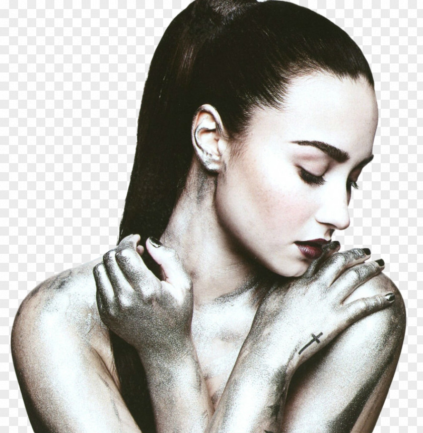 Portrait Demi Lovato Compact Disc Album Unbroken PNG