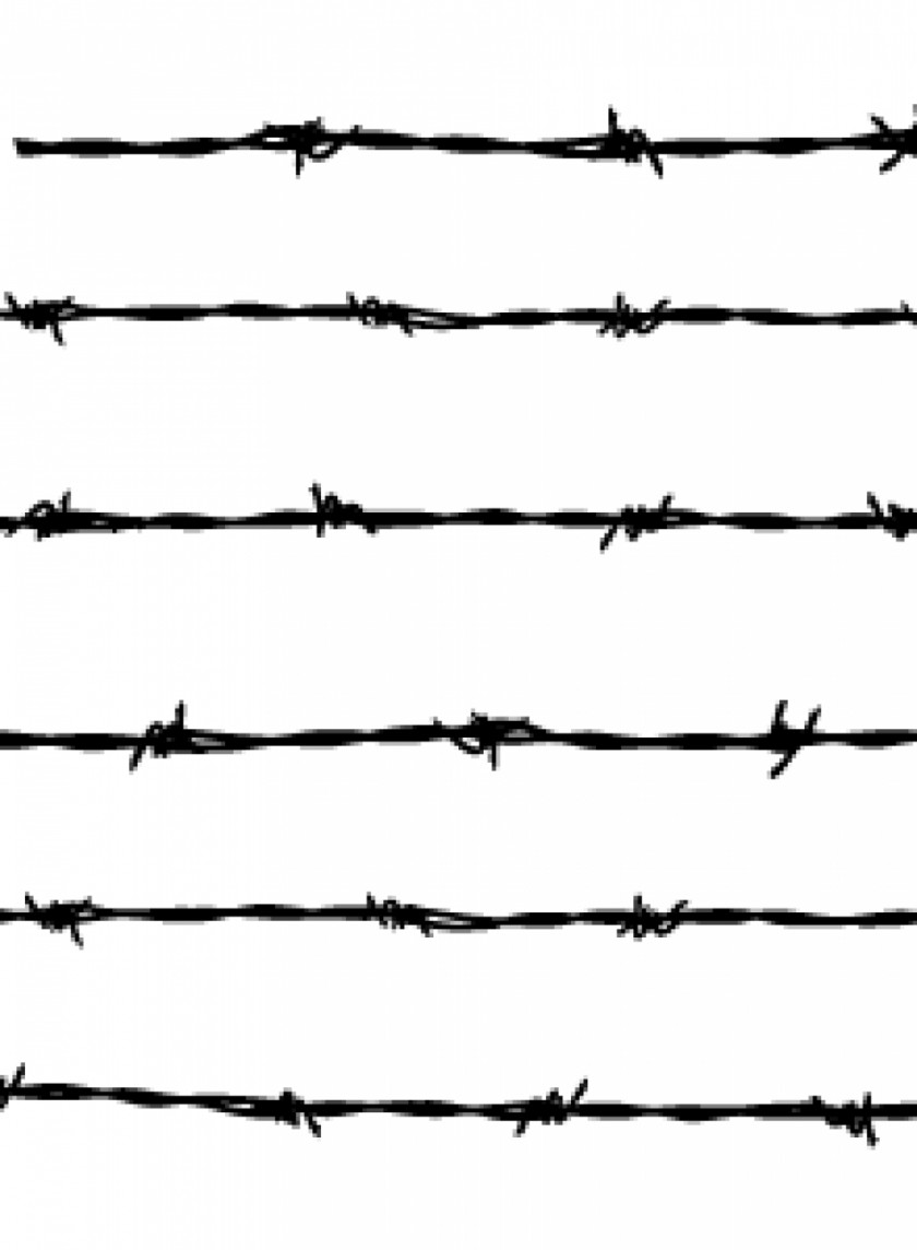 Barbwire Barbed Wire Fence Tape Clip Art PNG
