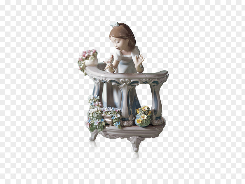 Plus One Year Accidental Breakage ReplacementTuscan Balcony Ideas Lladró Lladro 01006658 Figurine Morning Song Porcelain PNG