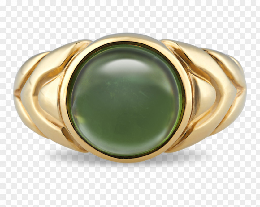 Ring Jade Tourmaline Bulgari Cabochon PNG