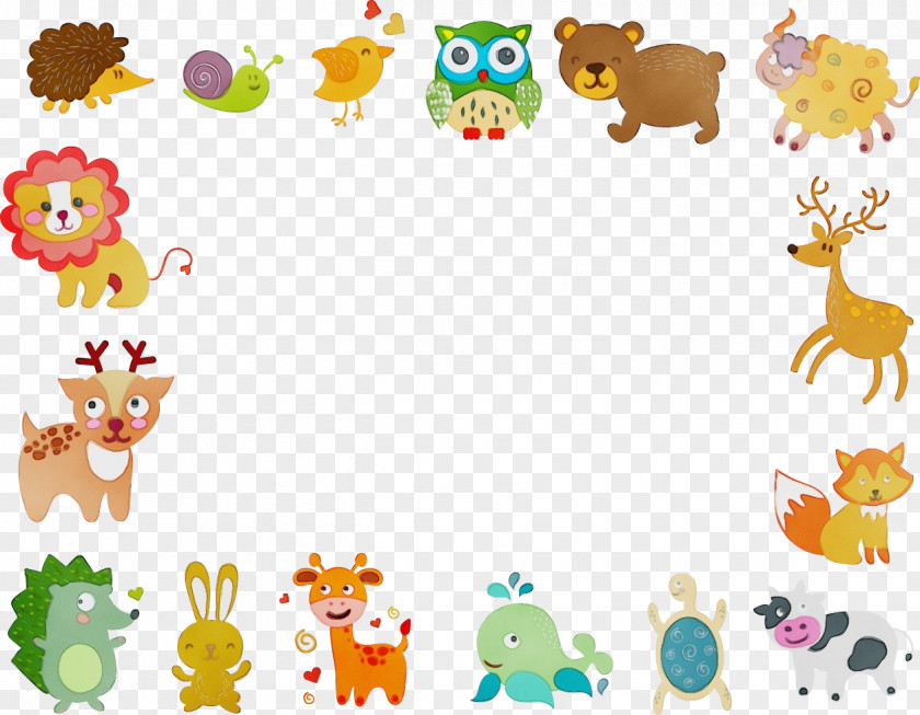 Animal Figure Sticker PNG