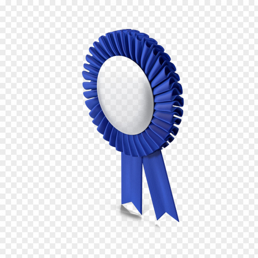 Blue Ribbon Award Medal Icon PNG