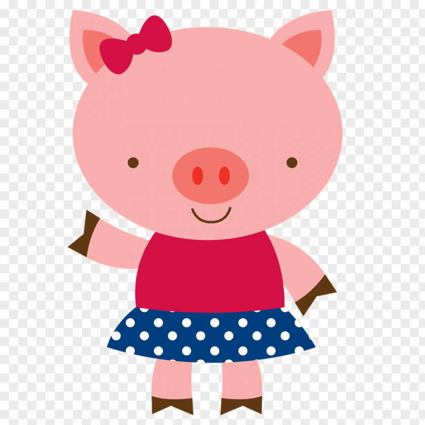 Pig Little Red Riding Hood The Three Pigs Clip Art Image PNG