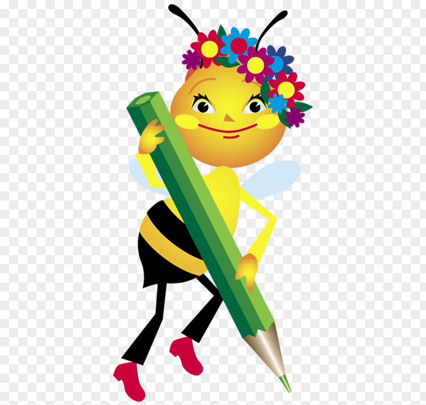 Cartoon Bee Love Eternal Life Eucharist Christianity Party PNG