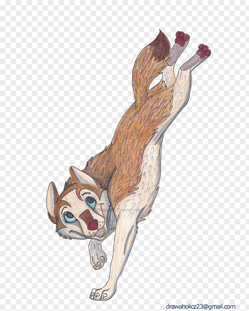 Cat Red Fox Fauna Cartoon PNG