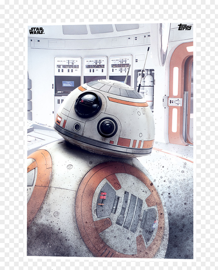 Last Card BB-8 Rey R2-D2 Chewbacca Captain Phasma PNG