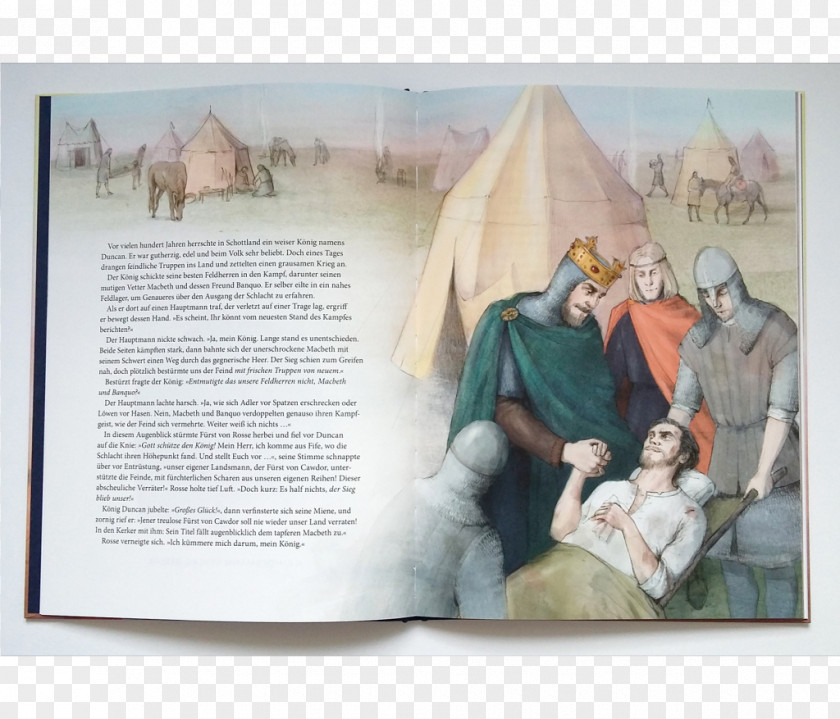 Painting Macbeth Illustration Children's Literature Kindermann Verlag PNG