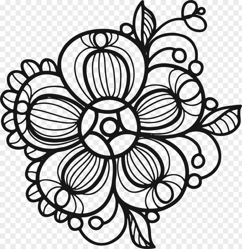 Round Clipart Flower Clip Art PNG