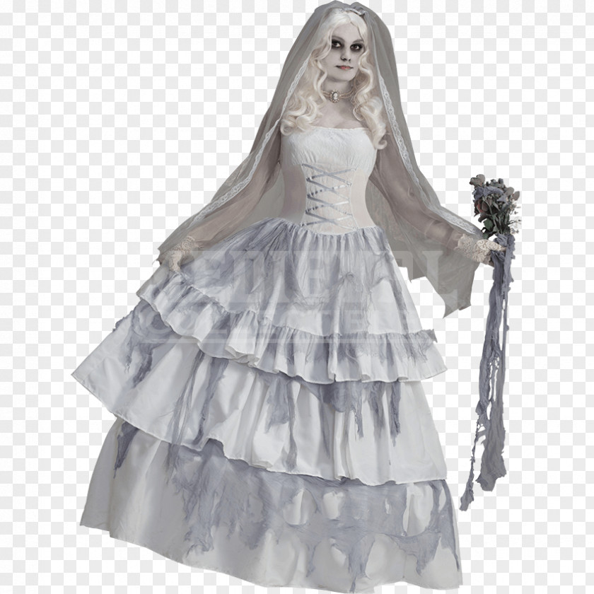 Bride Halloween Costume Haunted House Clothing PNG