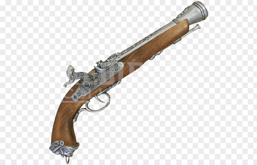Handgun Firearm Flintlock Black Powder Pistol Revolver PNG
