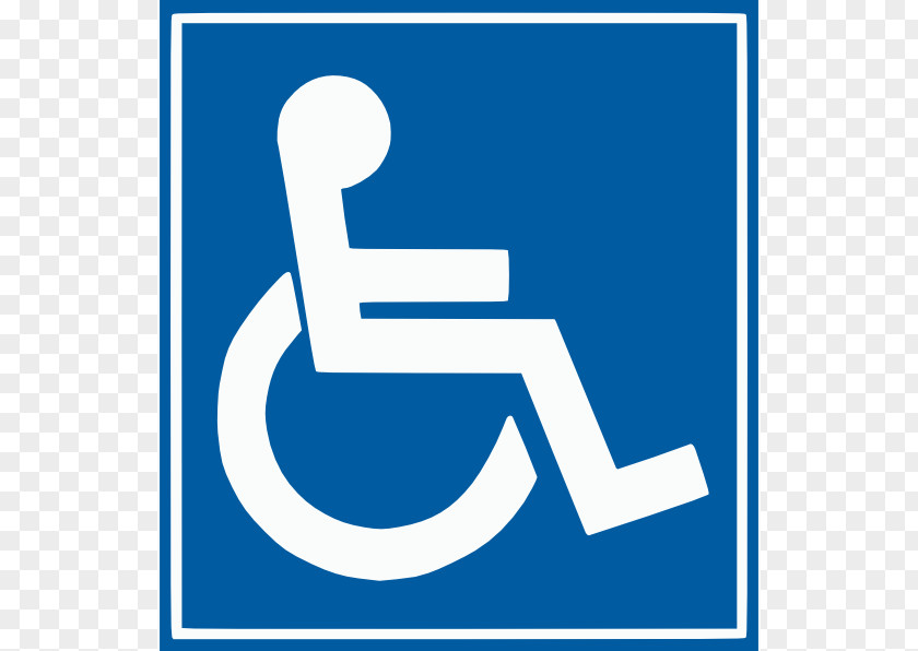 Handicapped Disability Disabled Parking Permit Wheelchair Accessibility Clip Art PNG