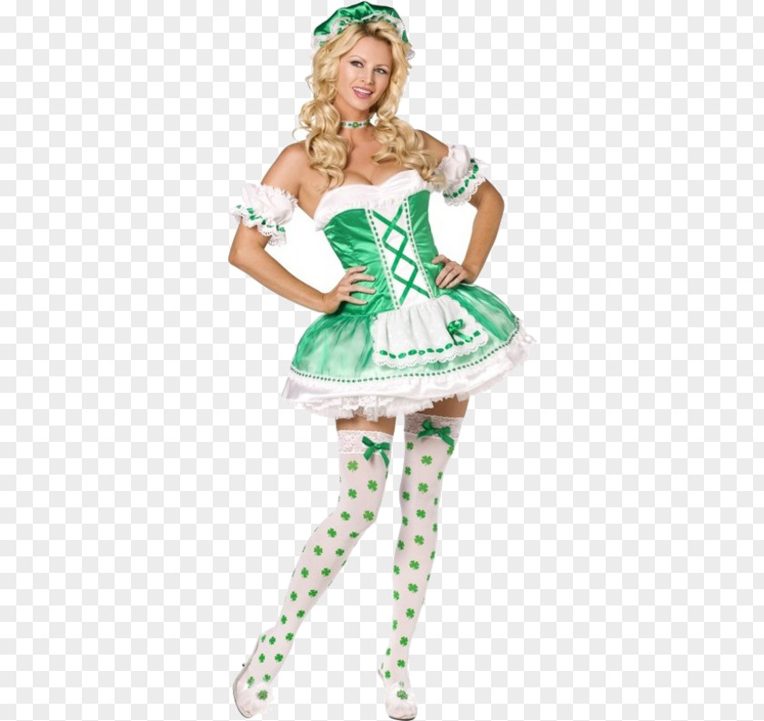 Hotties Saint Patrick's Day Costume Party Dress PNG