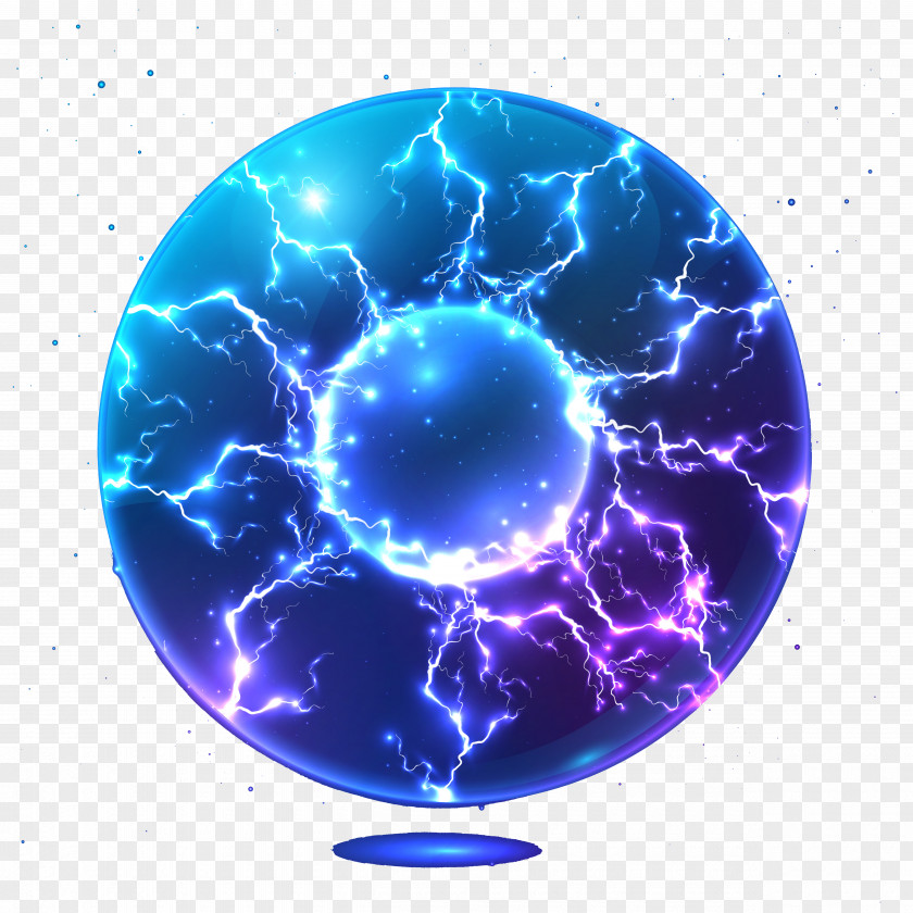 Magnetic Ball Plasma Globe Electricity Stock Photography PNG