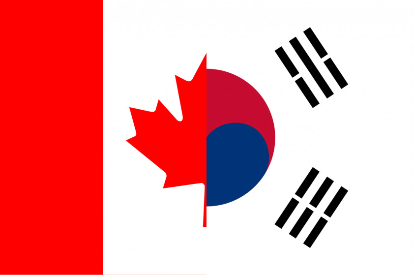 Canada Flag Of South Korea Emoji PNG