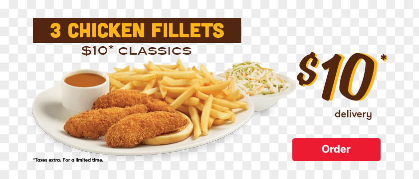 Delivery Chicken French Fries Full Breakfast Nugget Fish And Chips Junk Food PNG
