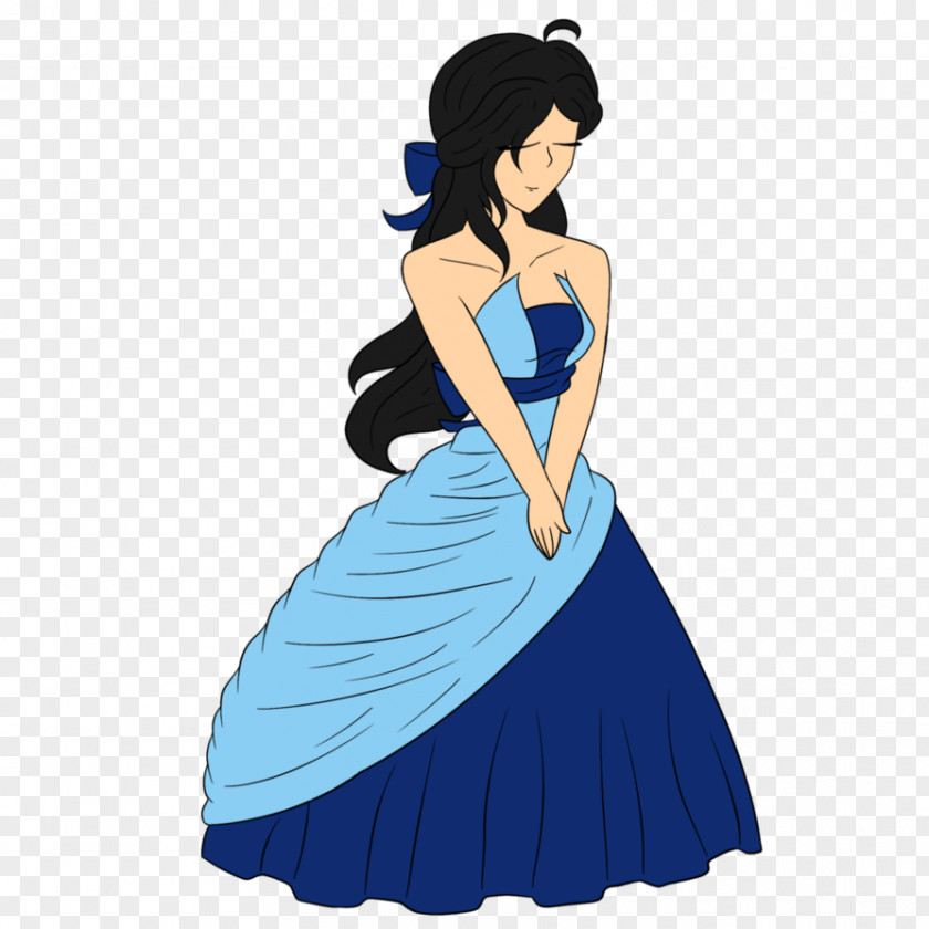 Dress Sketch Gown Character Fiction Clip Art PNG