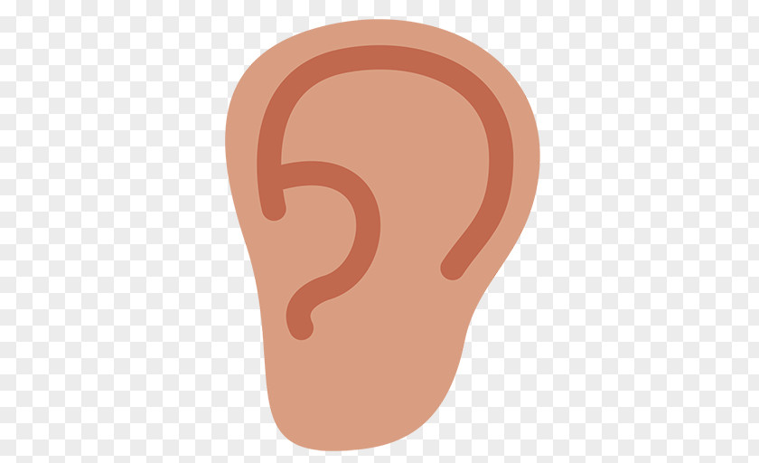 Ear Emoji Clip Art PNG